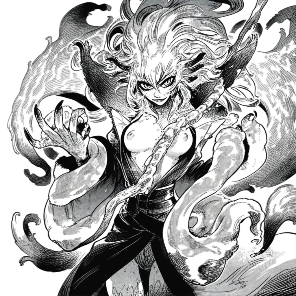 color manga, Narwhalgirl, monstergirl, lineart
score_8_up  <lora:H001PXL-000012:1>
