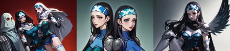 highly insanely detailed, masterpiece, top quality, best quality, highres, 4k, 8k, RAW photo, (very aesthetic, beautiful and aesthetic),
__lazy-wildcards/cosplay-char/ShinMegamiTensei/beth/prompts__,
<lora:zs_Beth:0.7>,
(1girl:1.3), 1other,
__lazy-wildcards/dataset/background__,âââ