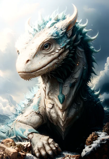 <lora:Mythical_Beasts:0.8> fmb Extraterrestrial leviathan with crystalline scales,  <lora:xl_more_art-full_v1:0.8>, radiant lighting, <lora:The_Classic:0.7>, <lora:Graffiti_SDXL:0.5> ais-graffiti
