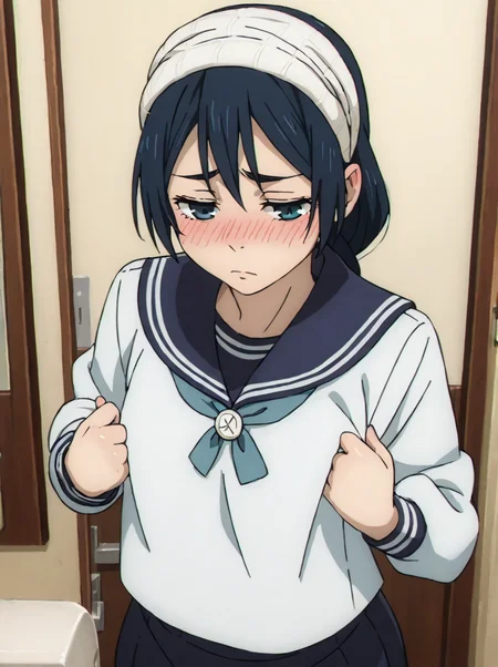 score 9, score 8 up, score 7 up, detailed background, shiny skin,
<lora:riko.pony:1>,
riko,
wide hips,
undressing,
half-closed eyes, heavy blush,