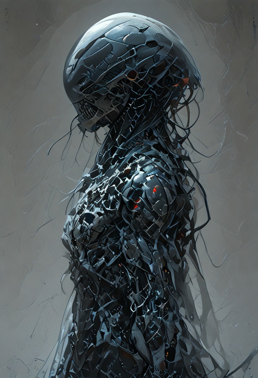score_9, score_8_up, score_7_up, best quality, robot man, solo, mcnm, tactical helmet, teeth parts, yellow Streamlined tactical armor, armor made of snake scales, snake scales,
snake_hybrid, snake scale patterned, standing, complementary color background, mix of colors psychedelic background,SCLPT, sculpture style,realistic,snake_hybrid.marble skin,armor made of snake scales