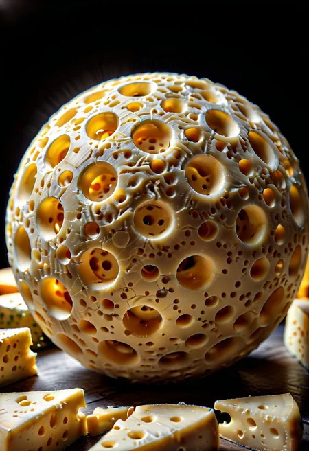 lazypos, Cheese style, sphere made of cheese