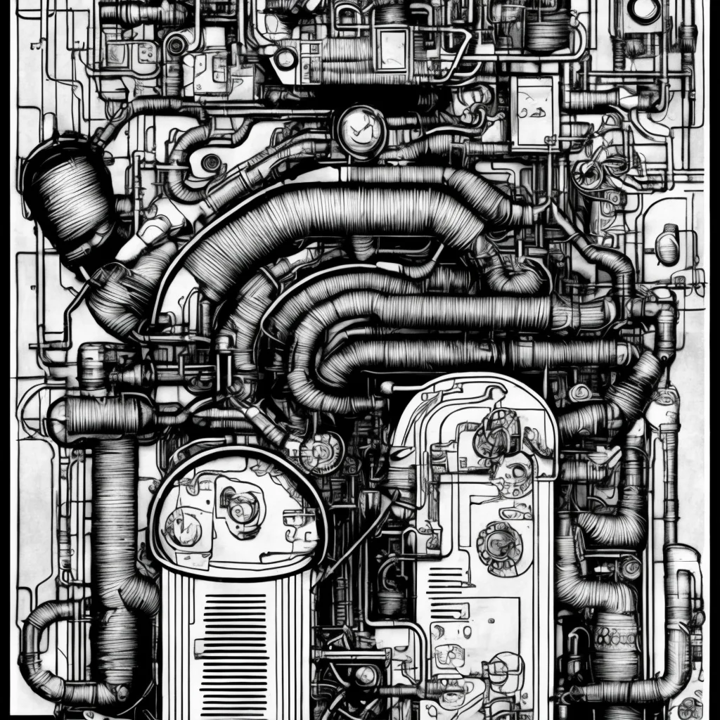 black and white, photorealistic intricately detailed comic book art by award winning line artist, of a steampunk scientist stepping stepping through a magical portal, black and white ink, epic cinematography