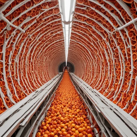 plane, tunnel, blood orange style