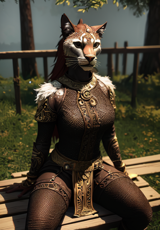 sfw, <lora:Khajiit-Female:0.8>, Khajiit-Female, 1girl, solo, body fur, sitting, (masterpiece, best quality, absurdres, detailed, ultra-detailed:1.3), attractive, (trending on CGSociety, trending on pixiv, contest winner:1.3)