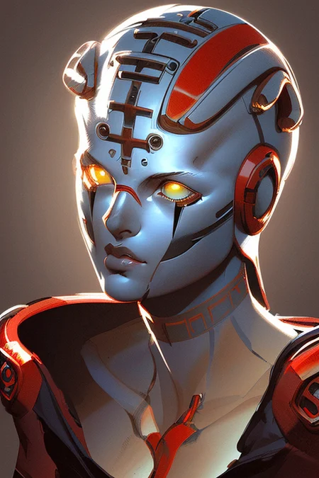 A portrait of spcgrl, dramatic lighting, illustration by Greg rutkowski, yoji shinkawa, 4k, digital art, concept art, trending on artstation