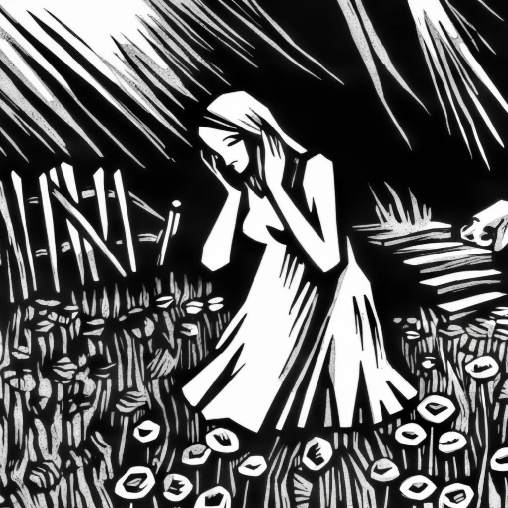 drawix7 girl in garden<lora:drawix7:1>