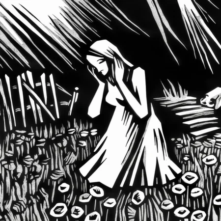 drawix7 girl in garden<lora:drawix7:1>