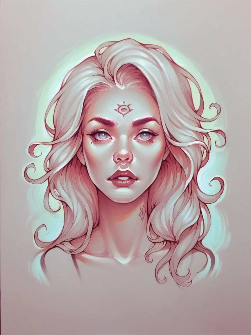 score_9, score_8_up, score_7_up, score_6_up, <lora:s0ftp1nkXLP:0.8> s0ftp1nk, 1girl, solo, traditional media,