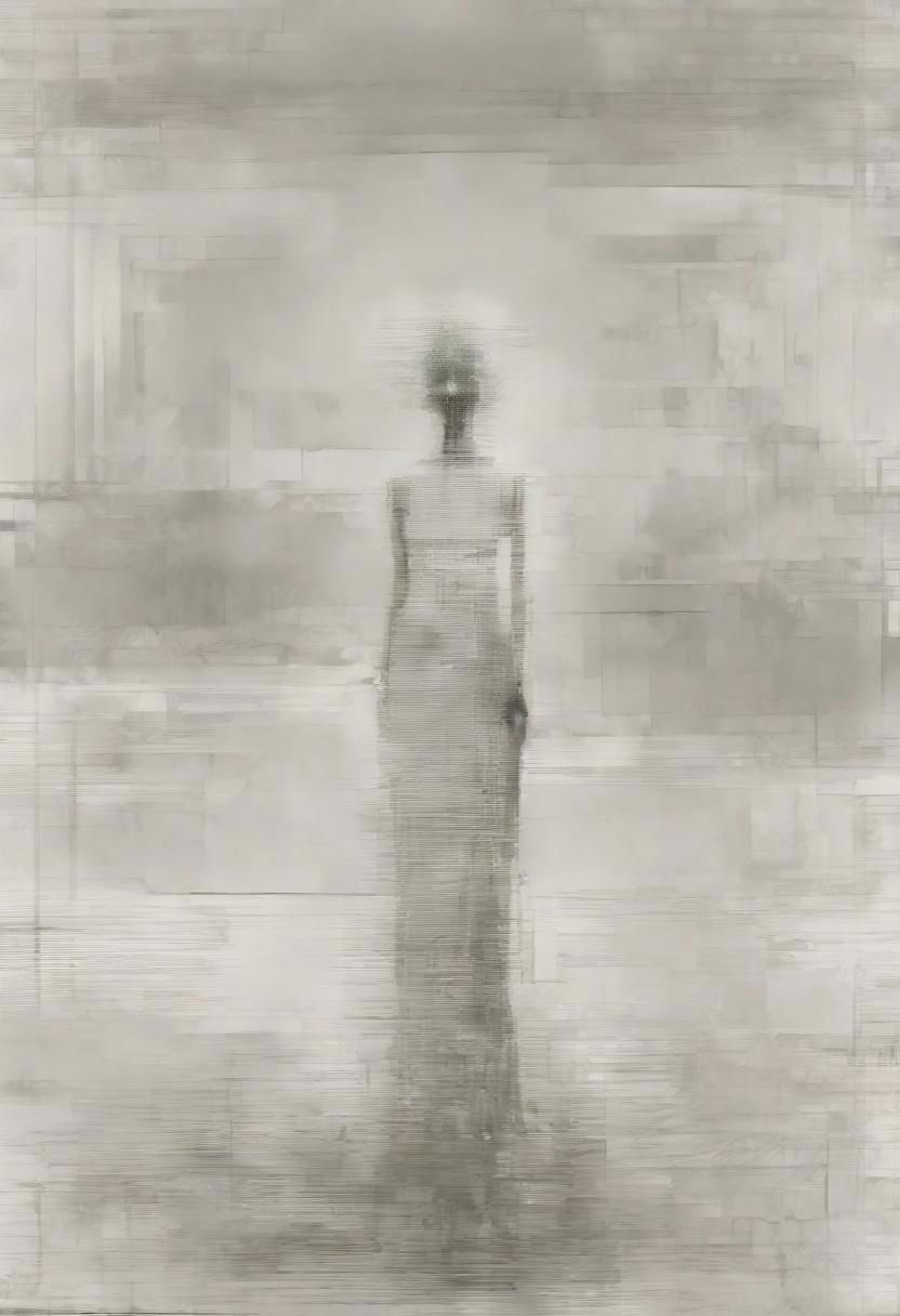 Monochrome black and white, Giger, Beksinski, Zawadzky, Dali, Magritte, Delvaux, Bellmer, Malevitch, Rodchenko, Mondrian, Kandinsky, Popovna, psychedelic hallucination, pop surrealism, rough crosshatch drawing pop art Lunatic_Portrait of a young woman in latex Avant-garde Fashion page, slick back, low bun, black makeup, sinister expression, intense glare, avant-garde, abstract, weird, geometric, constructivism, suprematism, rayonism, verticism, lineism, tj