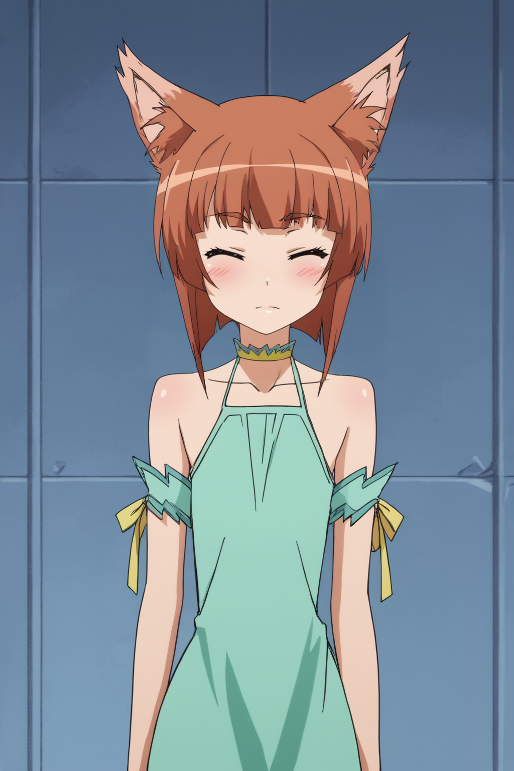 rating_safe, score_10, score_8_up, score_7_up, score_6_up, uncensored, anime screencap, flat shadows BREAK enja niuhali, 1girl