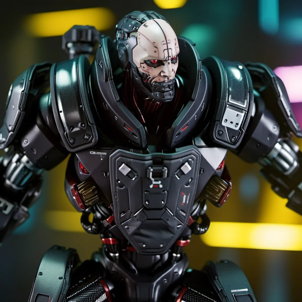 AdamSmasher1024, a robot, closeup face portrait, cyberpunk background, highly detailed, photography, ultra sharp, film, bokeh, professional, 64k <lora:AdamSmasher1024-000375:0.7>