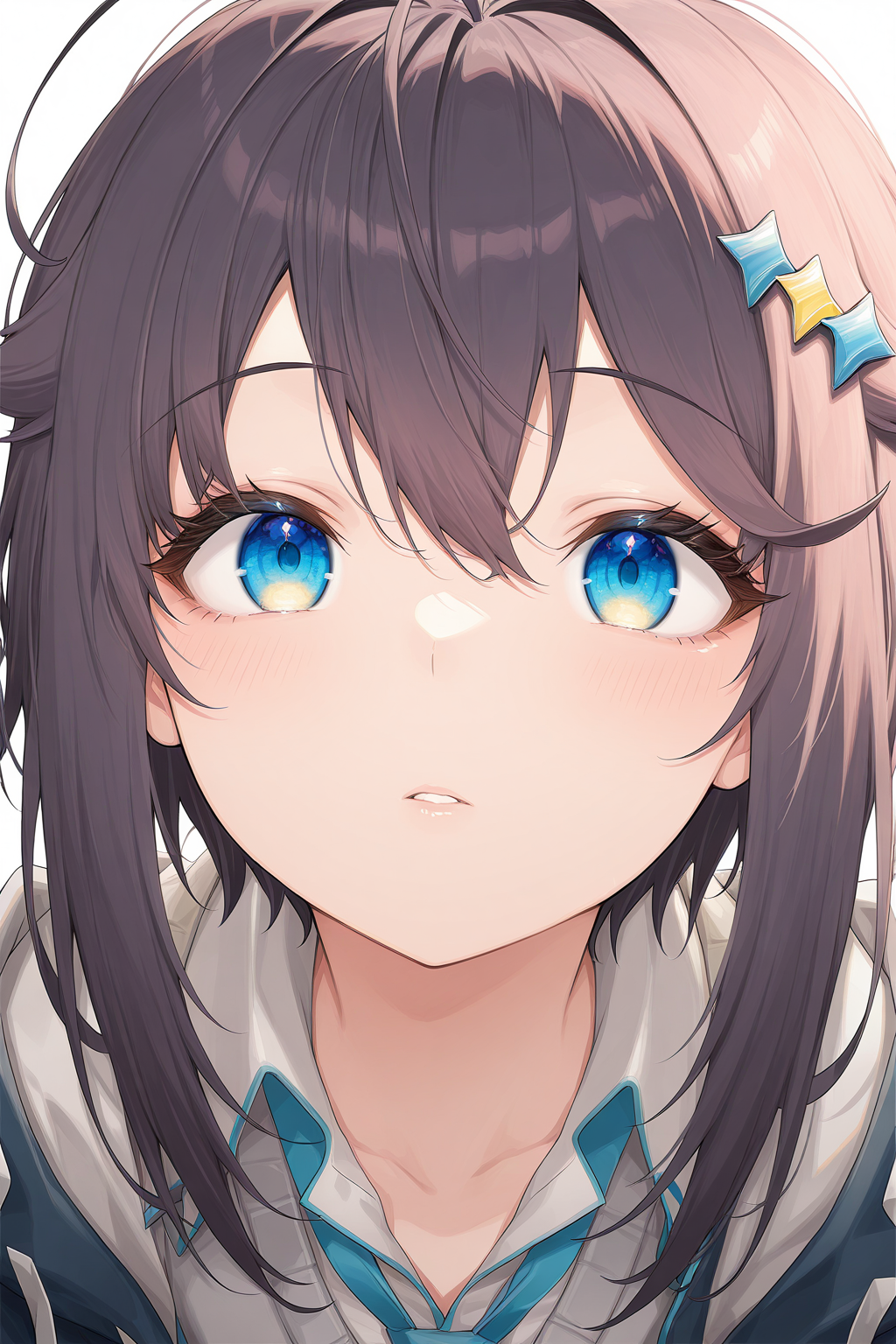 1girl, SorahoshiKirameNijisanji, 
general, solo, upper body,
eyelashes, 
<lora:kp_SorahoshiKirameNijisanji1stCostumeIllustrious_v1_0:1.0>,
masterpiece, best quality, amazing quality