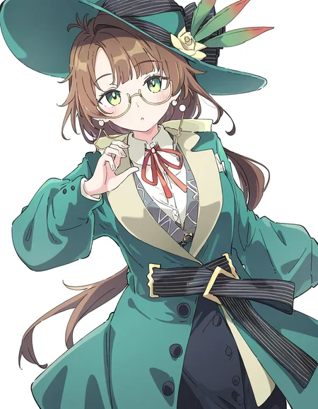 kakania,1girl,solo,looking at viewer,simple background,white background,cowboy shot,<lora:kakania-000006:1>,, masterpiece, best quality, very aesthetic, absurdres,newest, incredibly absurdres,, (Ixy:0.6)),(hiten \(hitenkei\):0.7),