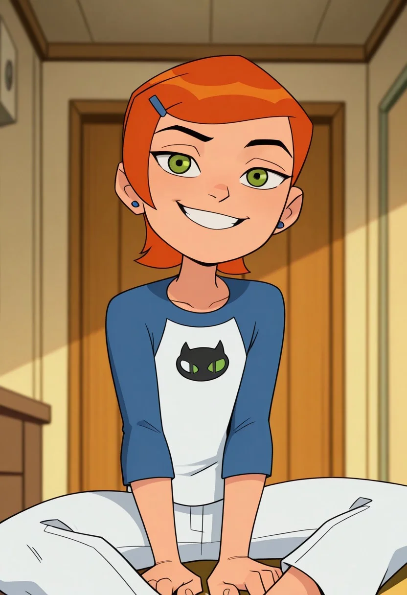 highres, hi res, best quality, masterpiece, intricate details, absurdres, 4k,, anime screencap, anime coloring, masterpiece, best quality,depth of field, 1girl, gwen tennyson, /(ben10)/, short hair, flat chest, Orange hair, clothed, smiling, short height, shortstack, cute, adorable, sitting next to Ben, BREAK,
1boy, skinny, shortstack, short height, ben tennyson /(ben10/), short brown hair, clothed, skinny, smiling, sitting next to Gwen,
detailed background, (mobile home background) ,BREAK score_9, score_8_up, score_7_up, highly detailed, highly detailed skin texture, finely detailed hair