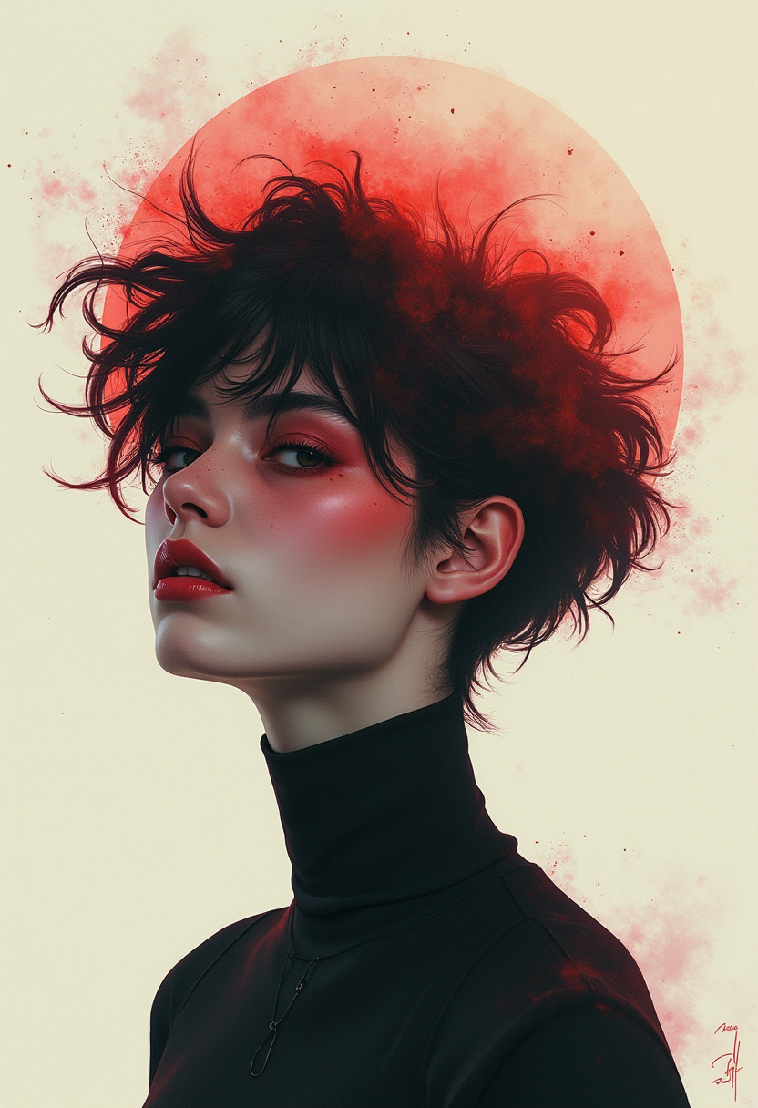 Dreamscape Dreamscape Dreamscape concept art (style of Conrad Roset) (portrait) a cyberpunk sci-fi . digital artwork, illustrative, painterly, matte painting, highly detailed . Surreal, ethereal, 