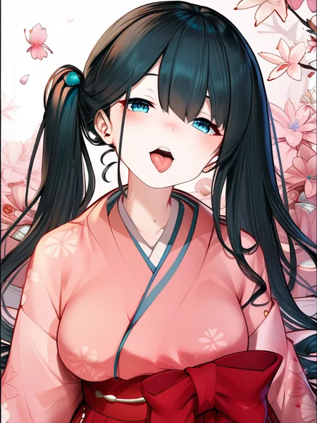<lora:Haruka Onomachi_v1:1>Haruka Onomachi, 1girl, japanese clothes, solo, tongue out, tongue, pink kimono, kimono, looking at viewer, virtual youtuber, mole on neck, :p, <lora:Line Art Style SDXL_LoRA_20r_20e_8i_nr32_a16_Pony Diffusion V6 XL:0.8><lora:Expressive_H:0.8> ExpressiveH score_9, score_8_up, score_7_up,