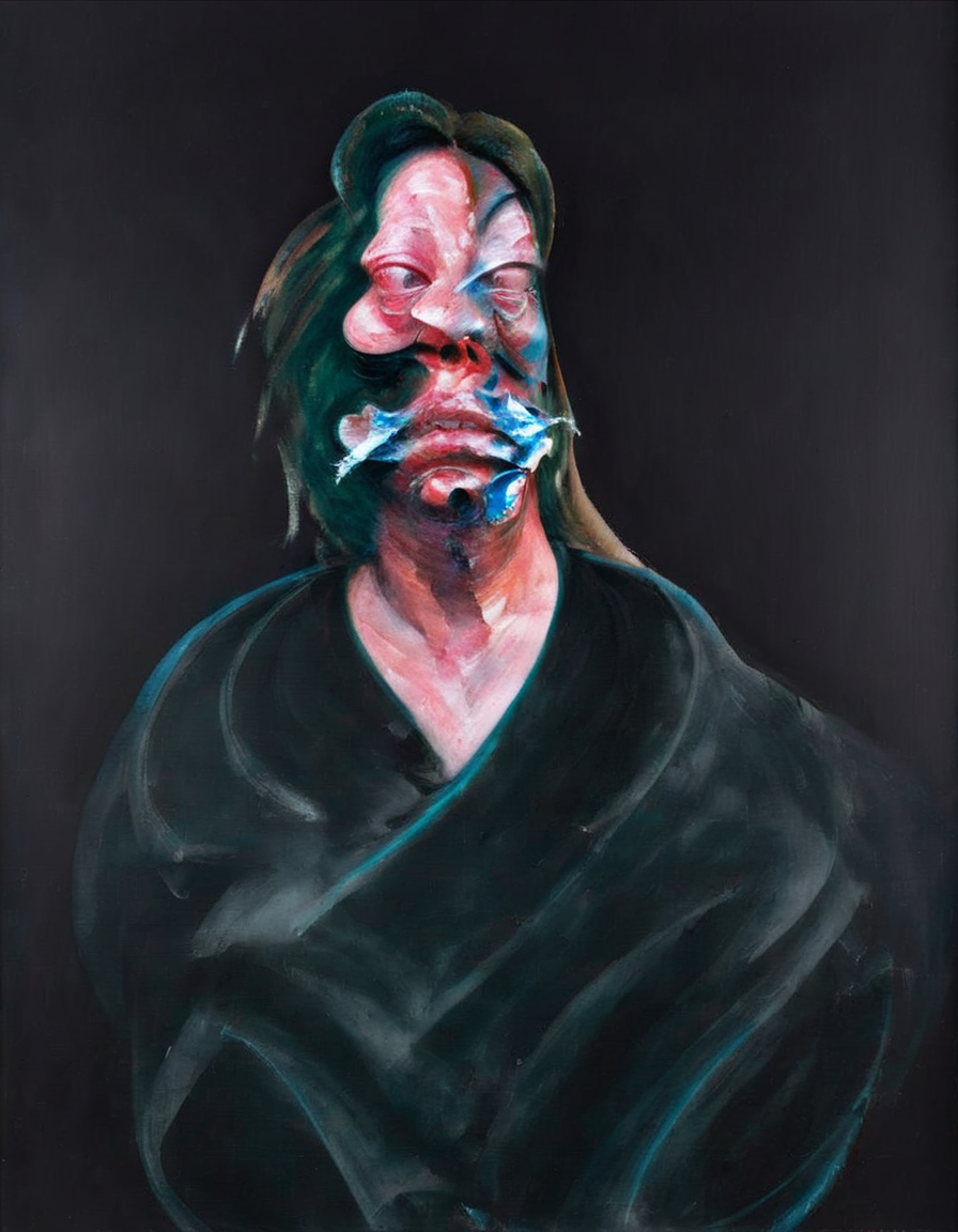 <lora:fbac:0.7>fbac, man with distorted face, black background
