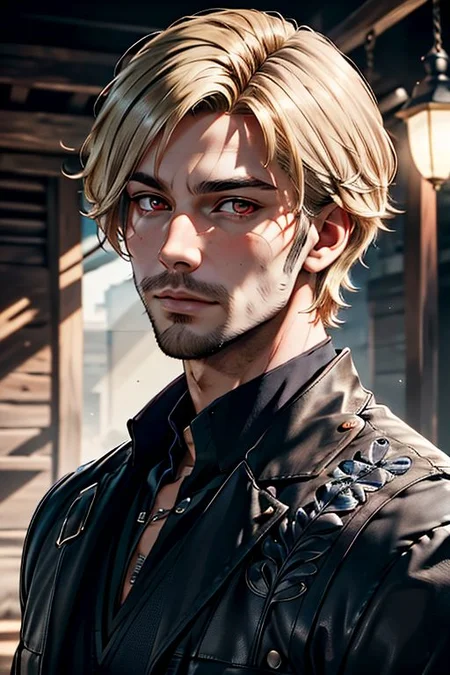 Master piece, highest quality, highest possible OverallDetail, semirealistic, red eyes,
Create an elder of a cultivator sect.
The character looks like he is in his late twenties or early thirties. He is handsome.
He has blond shoulder-length shaggy hair.
His eyes are darkblue. Detailed face. .