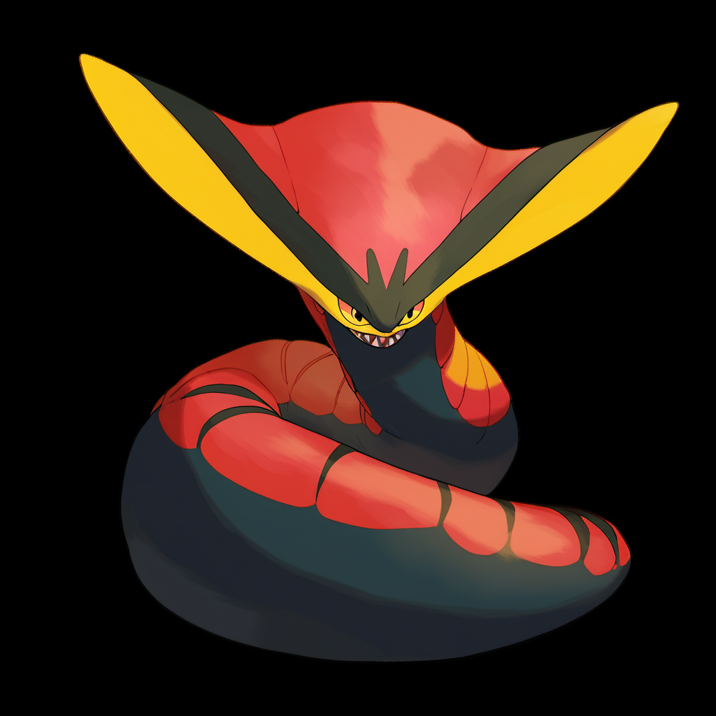 source_furry, rating_safe,  <lora:pokemon_pony_xl:1>, Type: Poison, Egg Group: Field and Dragon, is a serpentine Pokémon that resembles a cobra, It has narrow eyes and several sharp teeth, Just below its head is a large hood with a face-like pattern, This pattern has over 20 possible variations, The pattern typically has two red and yellow eyespots outlined in black, a wide black streak resembling an upturned mouth, and a black V-shaped stripe above the eyespots, score_9, score_8_up, score_7_up, score_6_up, score_5_up, score_4_up
