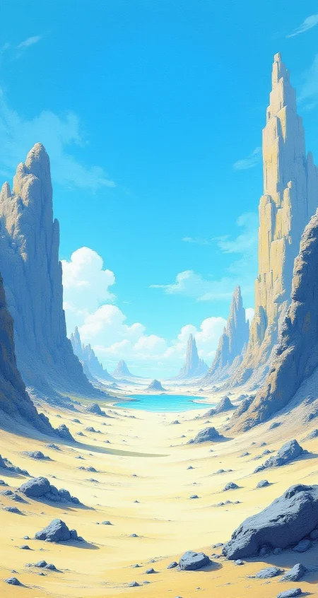 <lora:kallmekris:0.5> kallmekris mixed with <lora:esme_sdxl:0.5> esme , blue, white and yellow color, blue color tone, Background is stunning alien desert, desert village scenery, desert planet, new planet, alien settlement, alien world detailed and intricate environment, oil painting, palette knife soft brushstrokes, heavy strokes, dripping paint, art station on trend, sharp focus, intricate details, highly detailed ,art by enki bilal, art by philippe druillet, art by moebius, inspired by french comics art ,art by Jakub Rozalski, 1920+ Poland