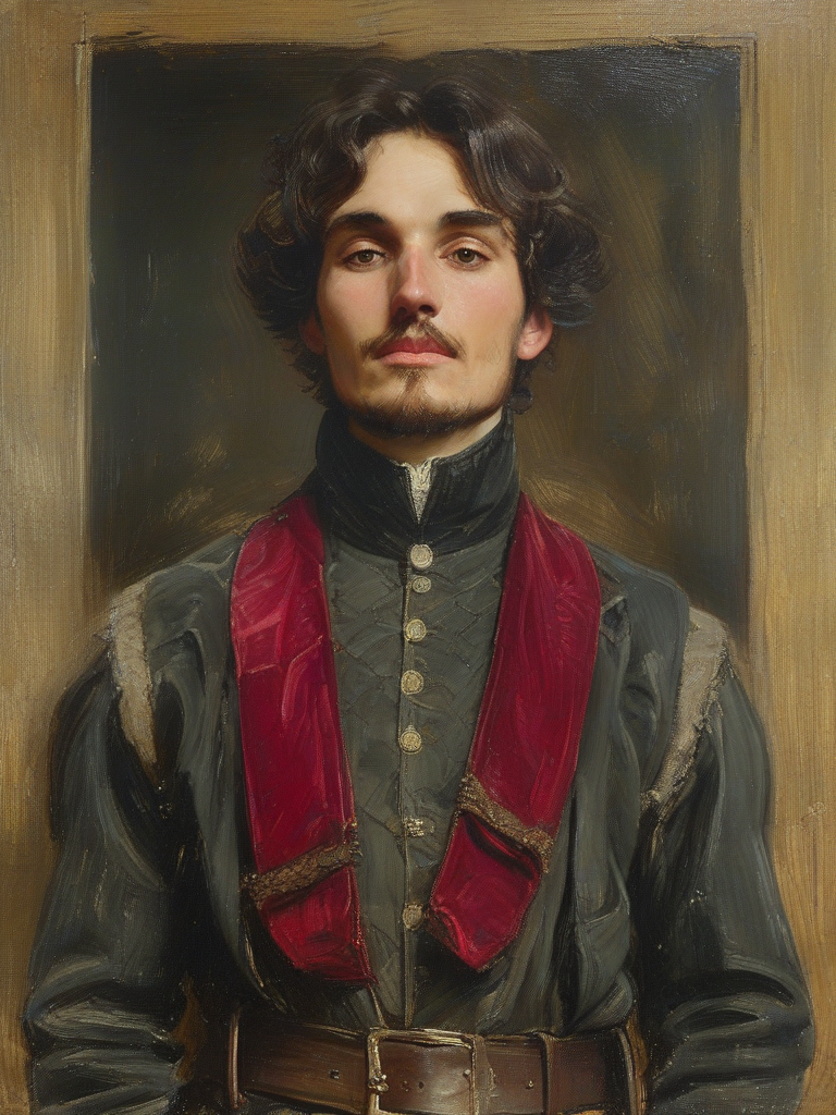 masterpiece,best quality,<lora:tbh104-sdxl:1>,portrait of character,style of Edwin Austin Abbey