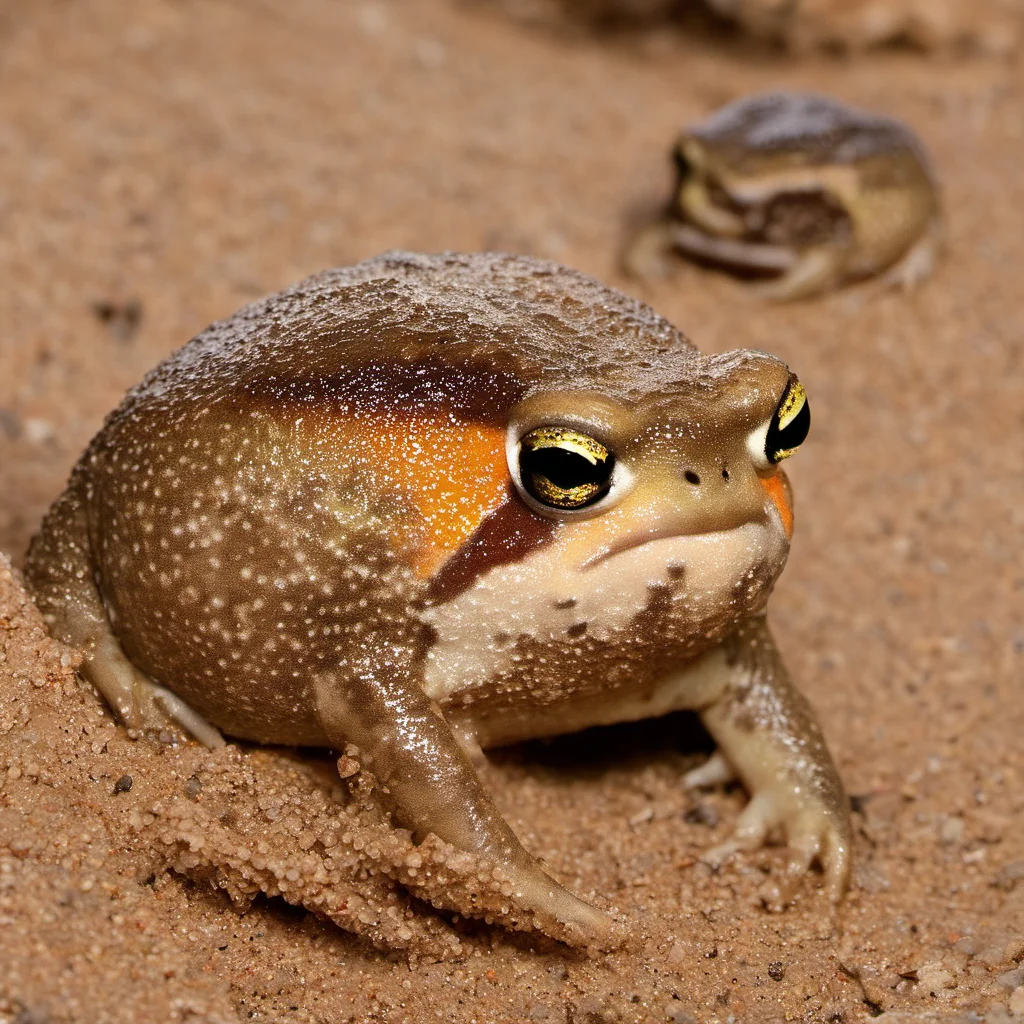 rain frog <lora:Rain Frog SDXL:1>, in a desert, water