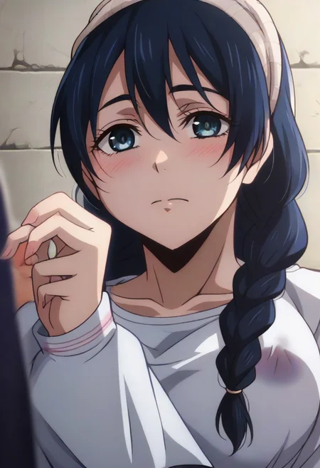 detailed background, shiny skin, <lora:riko.pony:1>, riko,Blue hair, long hair, braids, blue eyes,,,, ,,,,,,, anime coloring, anime screencap, 1girl,Solo ,, anime,PUFFY nipple,huge breasts,official art,Uncensored ,,,,,,,,,,,,,,,,,,,,,,,,,,,,,,,,,,,,,,,,,,,,,,,,,,,,,, ,,,,,