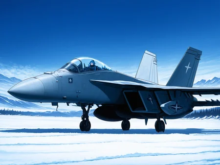 <lora:FA-18_Illustrious:1.0>,(F/A-18),aircraft, snow-capped mountains, tight valley, condensation clouds spiraling off wings, cool blue color scheme, crystal clear air, cinematic telephoto shot, winter atmosphere, masterpiece, best quality, amazing quality