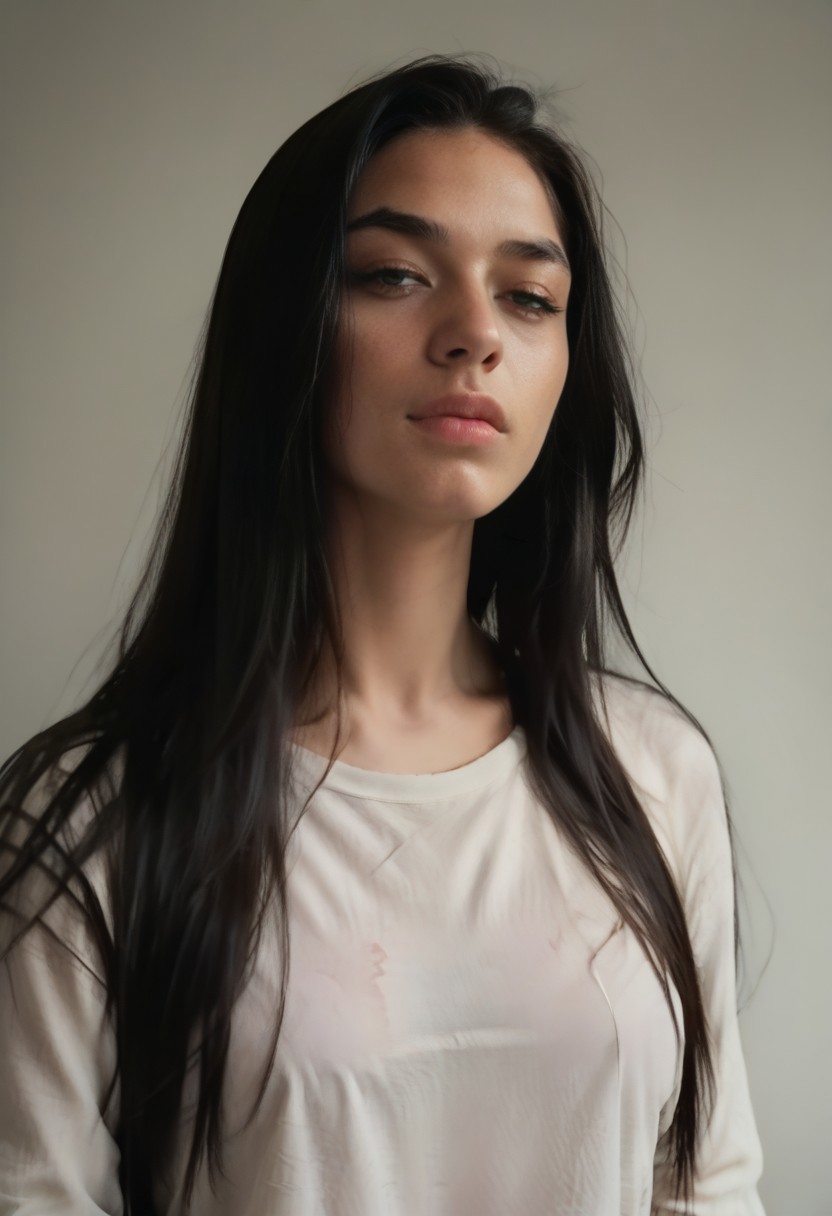 score_9, score_8_up, score_7_up, 1girl, solo, black hair, long hair,