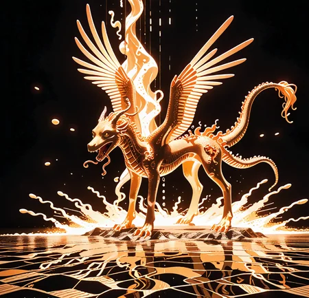 detailed, realistic, 8k uhd, high quality, source anime, illustration, masterpiece, dragon is fighting against phoenix, action pose, under water, codeandigital, digital world, digital, , , , dramatic light <lora:Code__Digital_World_Morph_PONY_XL_by_UOC:1.2> <lora:spo_sdxl_10ep_4k-data_lora_webui> <lora:dmd2_sdxl_4step_lora_fp16>