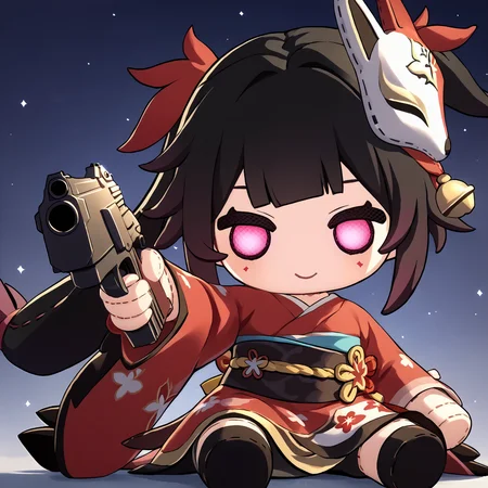 score_9, score_8_up, score_7_up, score_6_up, score_5_up, source_anime,
<lora:sparkle.pony.v2:1>, hisparkle, (spdoll:1.2), sitting,
<lora:aim-gun-xl-pony-v3-000016:1.1>, (holding gun:1.2), (gun:1.2), aiming, aiming at viewer, dotted lines, looking at viewer,