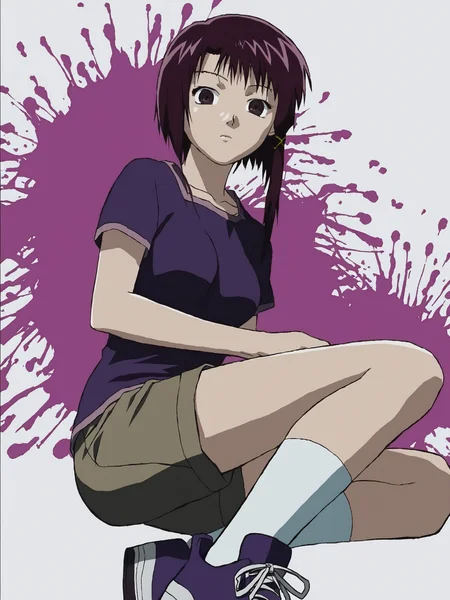 woman, 20 year old, 20 year old woman, adult, score_9, BREAK masterpiece, high quality, white background, <lora:Iwakura_Lain_PS_PDXLv0-e50:0.7> 1girl, solo, iwakura lain ps, looking looking at viewer, t-shirt, shorts, white socks, purple sneakers, medium breasts,