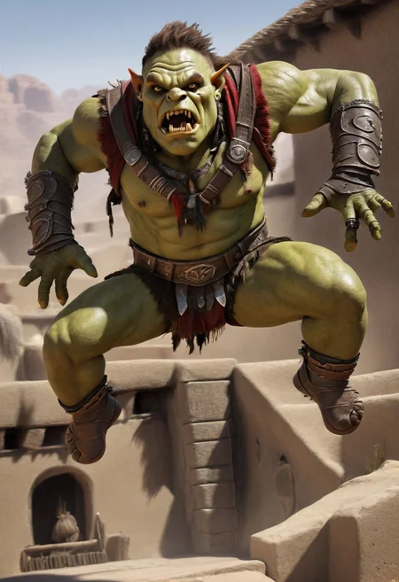 orc henjump <lora:_sdxl-henjump:1>