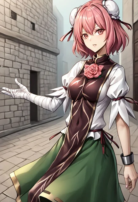 1girl, kasen, 
masterpiece, best quality, very aesthetic, absurdres,
