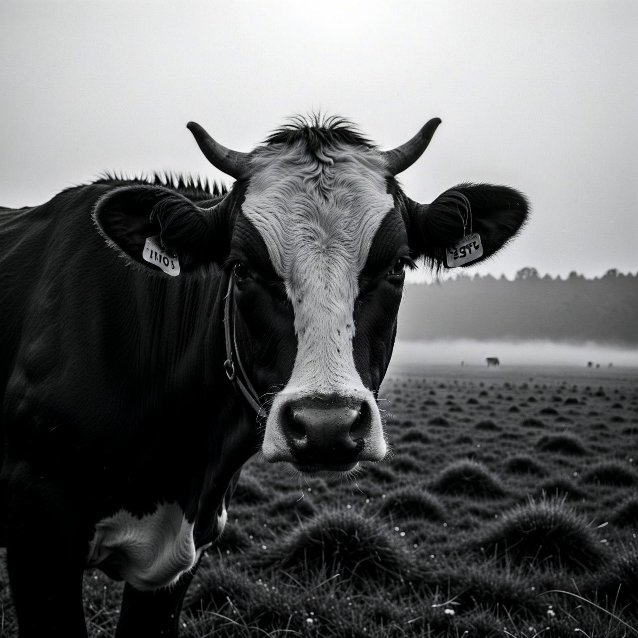 Moody monochrome photo.

Closeup of a cow in the misty meadow.

<lora:MoodyMono01_CE_XL_200-OT:0.4> mdymnoCE_style