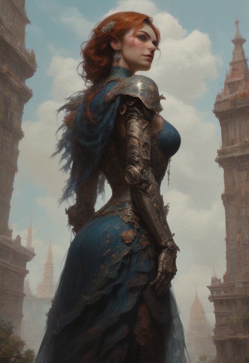 score_9, score_8_up, score_7_up, score_6_up,Cyborg killer. A beautiful cinematic impressionistic painting. perfect anatomy, styles by Jeremy Mann and Charles Dana Gibson, Mark Demsteader, Paula Headley, perfect composition, beautifully detailed insanely detailed octane renderings, Artstation trends, 8k art photography, photorealistic concept art , natural volume Cinematic Perfect Light Software, Chiaroscuro, Award Winning Photography, Masterpiece, Oil on Canvas, Raphael, Caravaggio, Greg Rutkowski, Beeple, Beksinski, Giger, Ultra HD, Realistic, Vivid Colors, High Detail, UHD Painting, Pen and ink, perfect composition,beautiful detailed complex insanely detailed octane rendering, artstation trends, 8k art photography, photorealistic concept art, soft natural volumetric cinematic perfect light - 9:16 - stylization. Dadaism. :: – (full height, wide angle, centered, no cropping) – ar 9:16 – ar 1:2 .SilverPulse. cybervision.