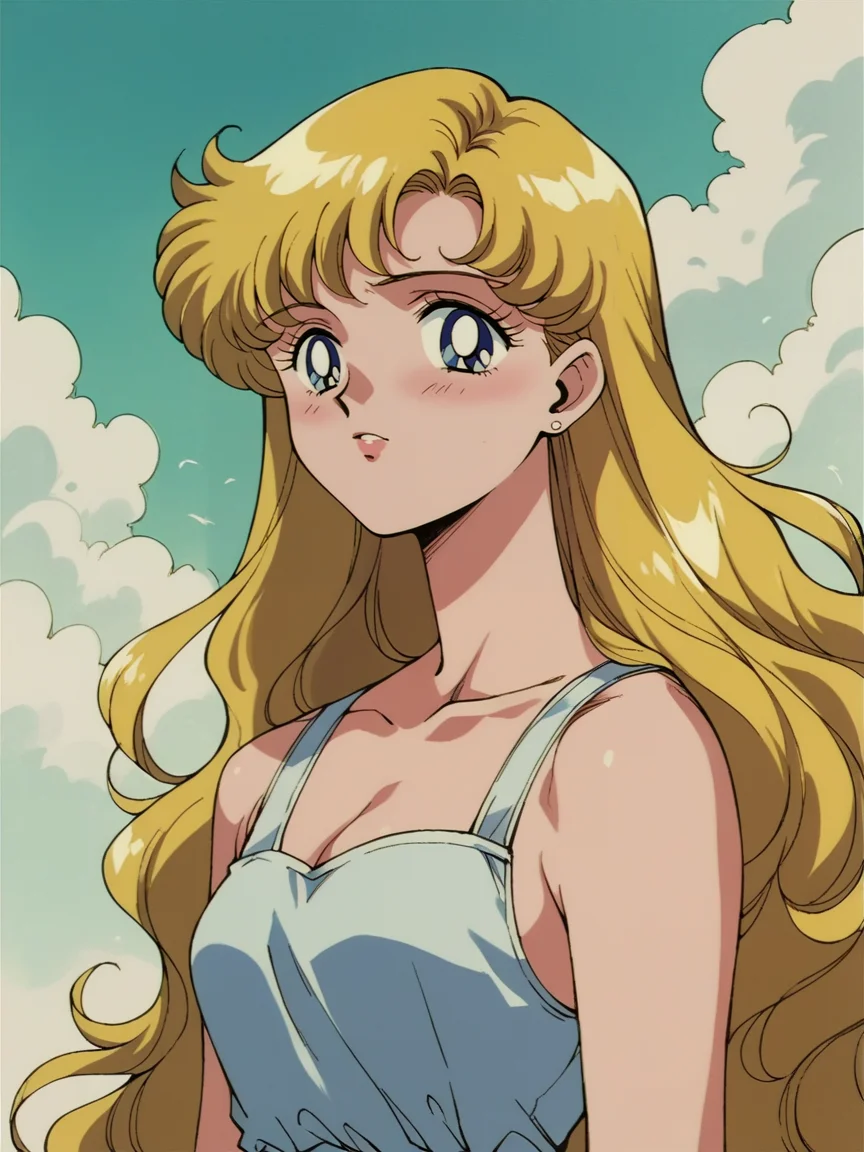 score_9, score_8_up, score_7_up, score_6_up, score_5_up, <lora:s41l0rm00nXLP:1> s41l0rm00n, retro artstyle, 1girl, blonde, long hair