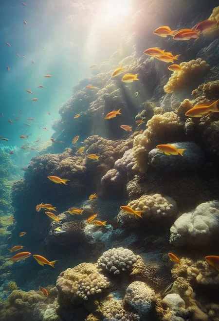 score_9, score_8_up, score_7_up, score_6_up, underwater, lake. marine life, sun though water, god rays, kelp, algea, landscape, beautiful fish,godrays,light rays