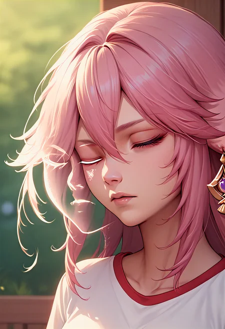 score_9, score_8_up, score_7_up, source_anime, 1girl, extra faces, <lora:ExtraFaces_XLPD_CAME:1.75>, shirt, upper body, one eye closed, yae miko, closed eyes,