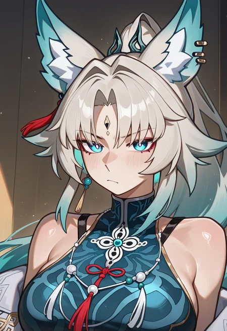 <lora:AshMixVpred_v1Final:0.8> futanari, feixiao_\(honkai:_star_rail\), portrait, detailed lighting, sunbeam, volumetric lighting,
BREAK masterpiece, best_quality, very awa, newest