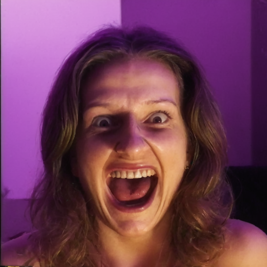girl, evil laugh, vhslora