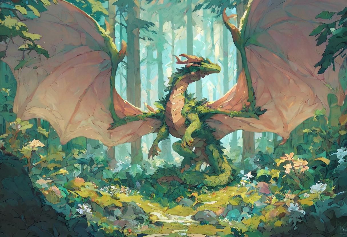 score_9, score_8_up, score_7_up, score_6_up,
dense forest, forest dragon
large forest dragon, dragon wings, large wings, covered in earth, covered in rock, covered in grass, covered in flowers