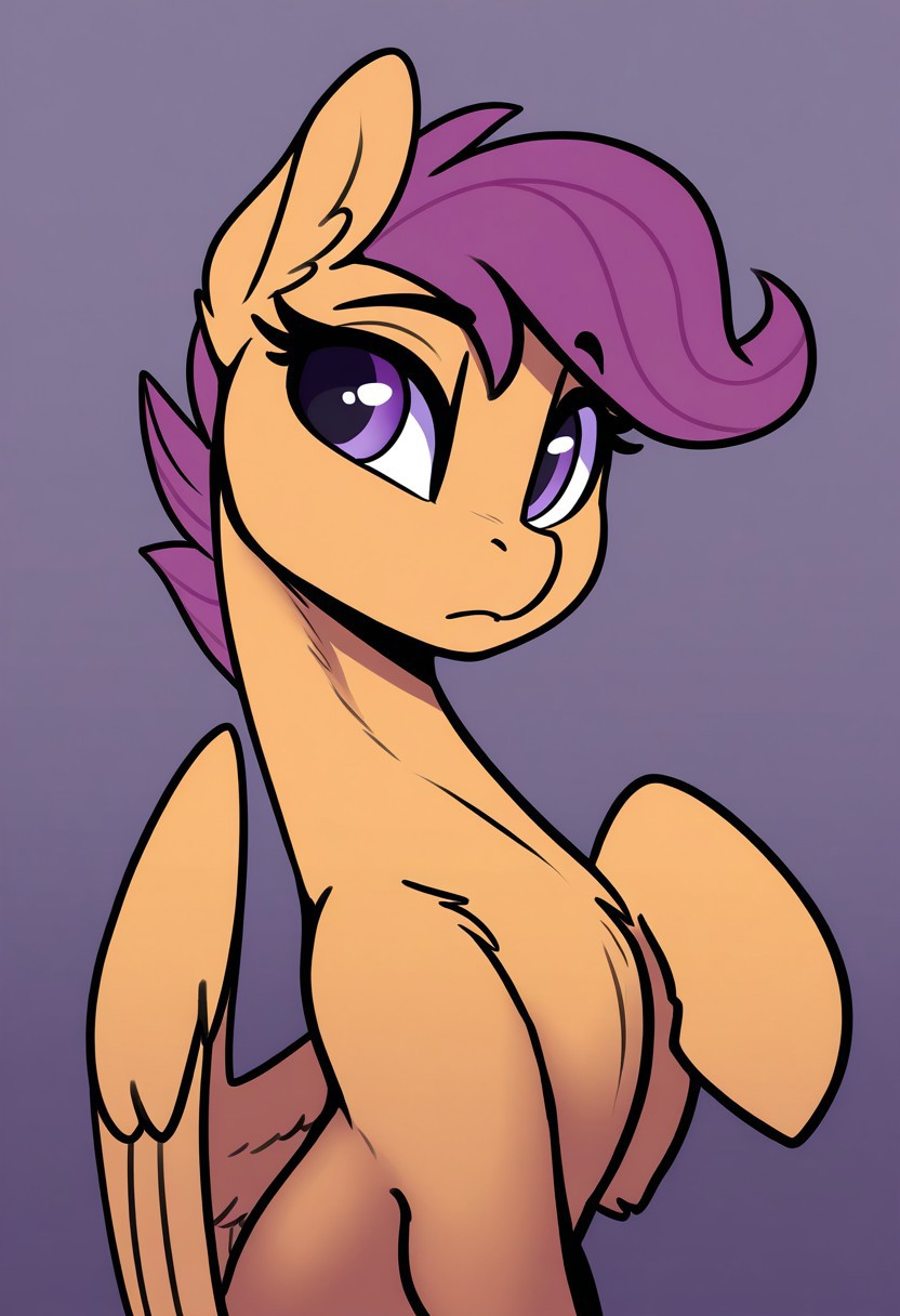 masterpiece, best quality, 32k, high resolution, absurdres, scootaloo