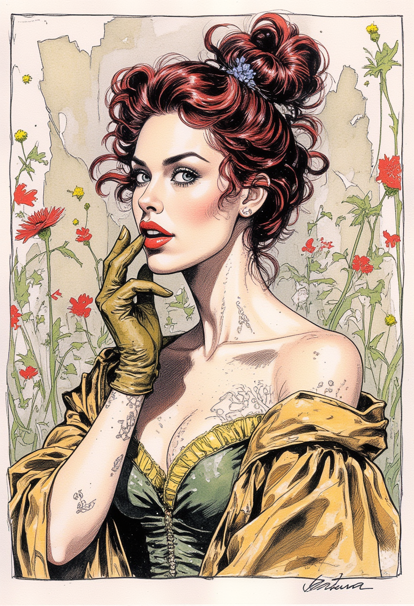 Druuna art by Loose Gestural and kaethe butcher.