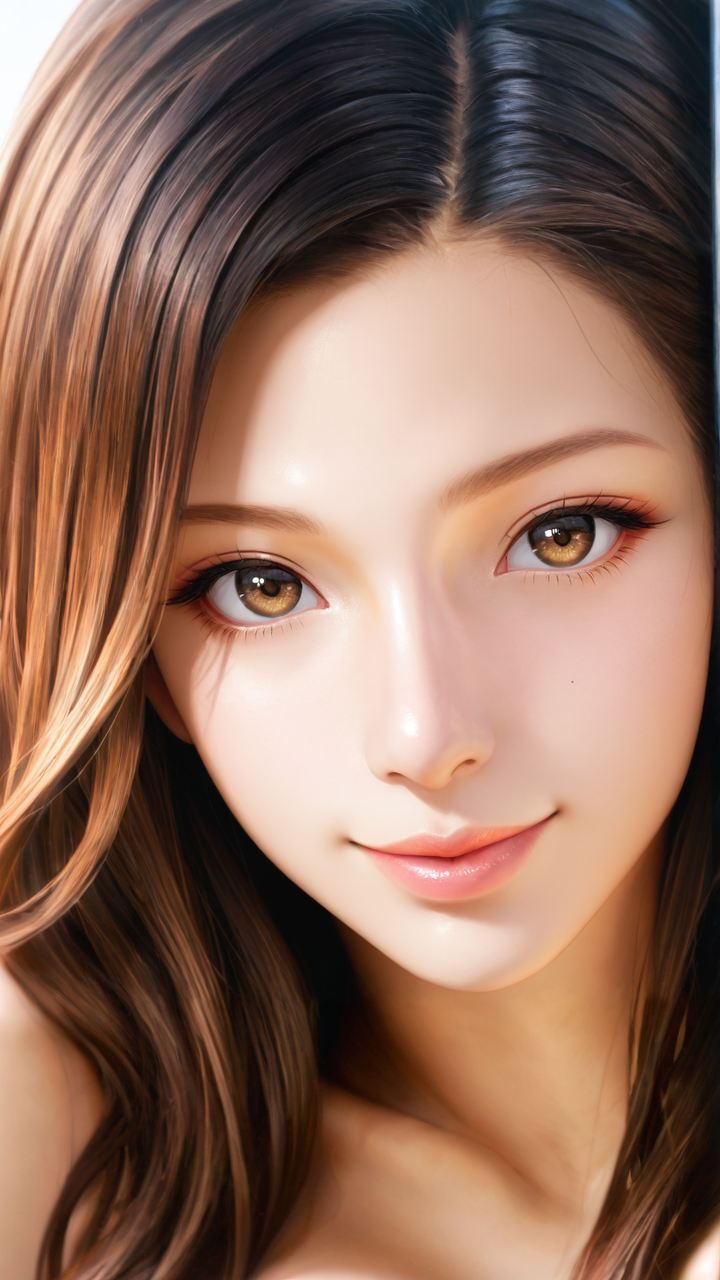1girl,lips,nose,happy,looking at viewer,realistic,masterpiece,best quality,,naked,kurokamin,kurono mika