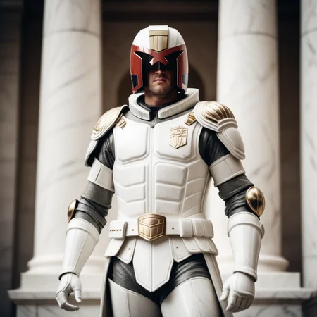 analog film photo ((white gold marble statue of jdgdrdd)) helmet, armor, full body,  high quality, 4k resolution  angry, shouting blurry foreground, 8k resolution, bokeh, <lora:Char_maj-JudgeDredd2012v2-SDXL:0.8> jdgdrdd , greek architecture . faded film, desaturated, 35mm photo, grainy, vignette, vintage, Kodachrome, Lomography, stained, highly detailed, found footage