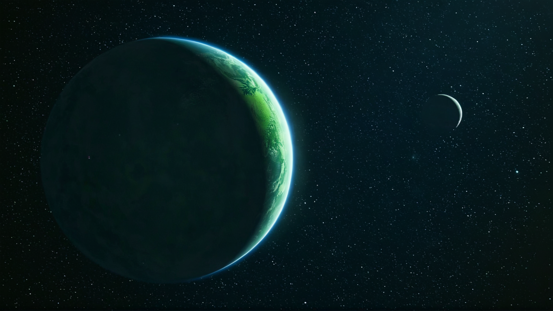 cinematic film still of <lora:detailed:0.4> detailed
<lora:perfection style:0.4> perfect
<lora:PerfectEyesXL:0.3>
 <lora:Alderaan:1>
Alderaan a green planet with a black background,in star wars style,sky,no humans,moon,star (sky),scenery,science fiction,space,planet,earth (planet),spacecraft,spacesuit, shallow depth of field, vignette, highly detailed, high budget, bokeh, cinemascope, moody, epic, gorgeous, film grain, grainy