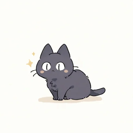 (cat:1.2), black cat, (no humans:1.1), (cute:1.2), solo, with a tie, 
 \(seedyoulater \), naguru \(cyoroama\), 
very awa, masterpiece, highres, absurdres, newest,
<lora:TA_trained:0.75>, chibi, <lora:ponyv4_noob1_2_adamW-000017:0.5>, <lora:shiroski:0.75>,