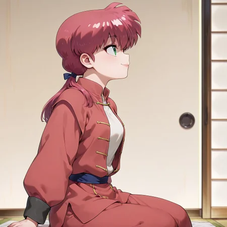 masterpiece,best quality,amazing quality,very aesthetic,absurdres,newest, huge filesize,
<lora:spo_sdxl_10ep_4k-data_lora_webui:0.5>,
<lora:add-detail-xl:1>
1girl Ranma, red hair, green eyes, sitting female,
(from side,side view), seductive smile,
open clothes, looking at side, looking up,